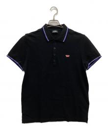 DIESEL（ディーゼル）の古着「ポロシャツ」｜ブラック