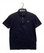 BURBERRY BLACK LABELバーバリーブラックレーベル）の古着「ポロシャツ」｜ネイビー