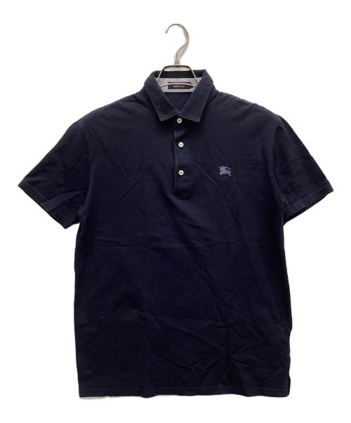 BURBERRY BLACK LABEL（バーバリーブラックレーベル）BURBERRY BLACK LABEL (バーバリーブラックレーベル) ポロシャツ ネイビー サイズ:3の古着・服飾アイテム