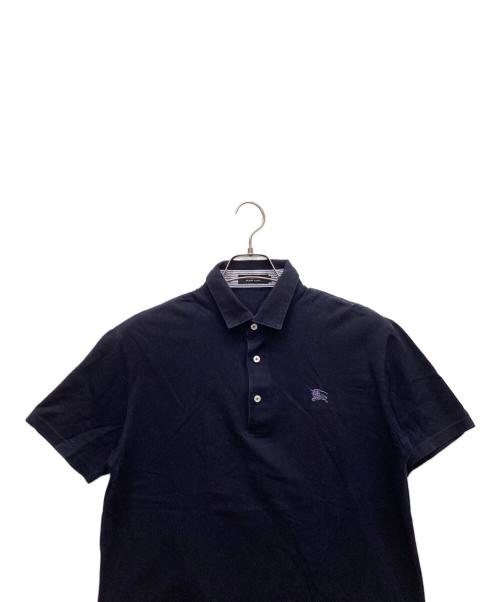 BURBERRY BLACK LABEL（バーバリーブラックレーベル）BURBERRY BLACK LABEL (バーバリーブラックレーベル) ポロシャツ ネイビー サイズ:3の古着・服飾アイテム