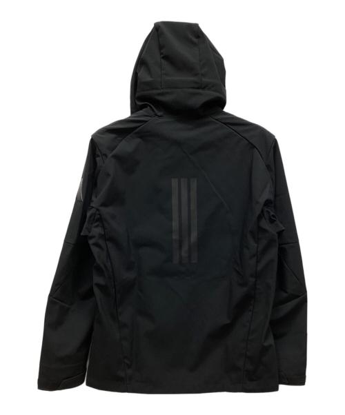 adidas（アディダス）adidas (アディダス) フードジャケット ブラック サイズ:L 未使用品の古着・服飾アイテム