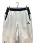 adidas (アディダス) トラックパンツ ホワイト×ブラック サイズ:L 未使用品：5000円