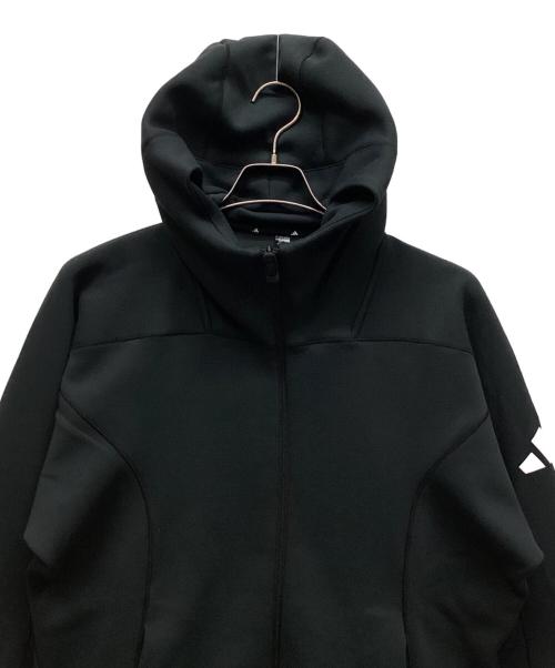 adidas（アディダス）adidas (アディダス) フードジャケット ブラック サイズ:M 未使用品の古着・服飾アイテム