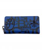 CASTELBAJACカステルバジャック）の古着「長財布」｜ブルー×ブラック