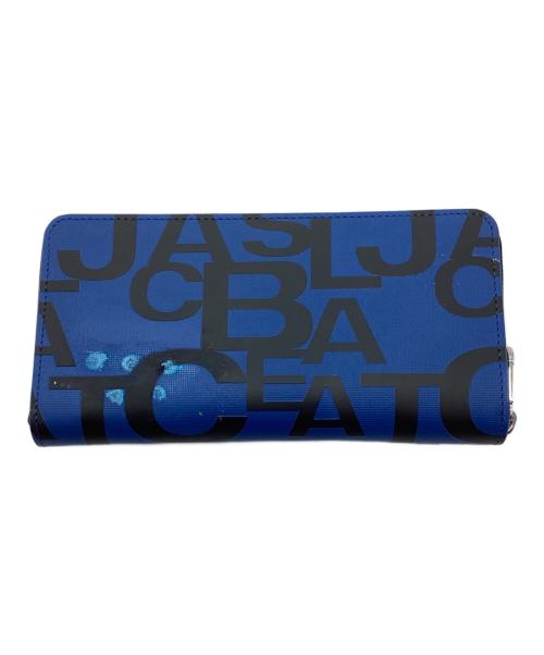 CASTELBAJAC（カステルバジャック）CASTELBAJAC (カステルバジャック) 長財布 ブルー×ブラックの古着・服飾アイテム