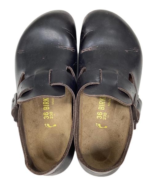 BIRKENSTOCK（ビルケンシュトック）BIRKENSTOCK (ビルケンシュトック) レザーシューズ ブラック サイズ:23の古着・服飾アイテム