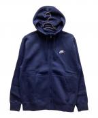 NIKEナイキ）の古着「ジップパーカー」｜ネイビー