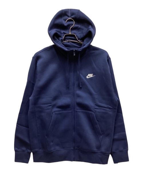 NIKE（ナイキ）NIKE (ナイキ) ジップパーカー ネイビー サイズ:Lの古着・服飾アイテム