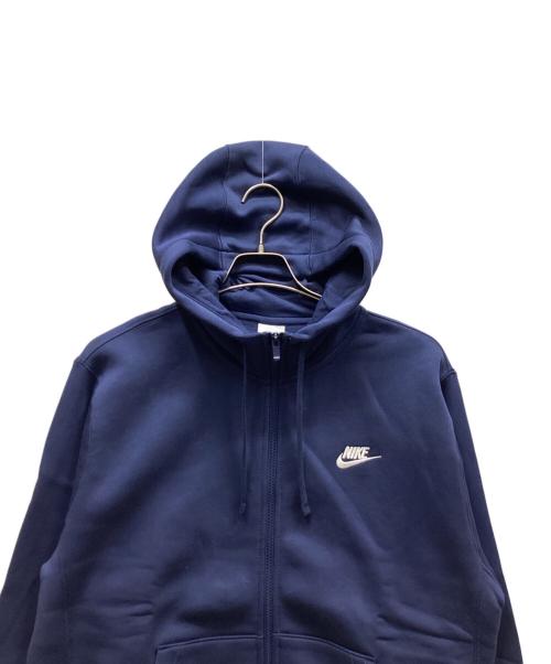 NIKE（ナイキ）NIKE (ナイキ) ジップパーカー ネイビー サイズ:Lの古着・服飾アイテム