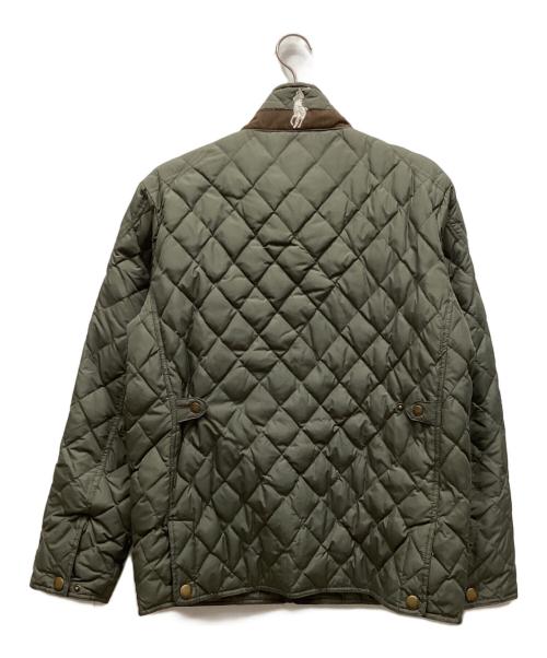 POLO RALPH LAUREN（ポロ・ラルフローレン）POLO RALPH LAUREN (ポロ・ラルフローレン) キルティングジャケット カーキ サイズ:XXLの古着・服飾アイテム