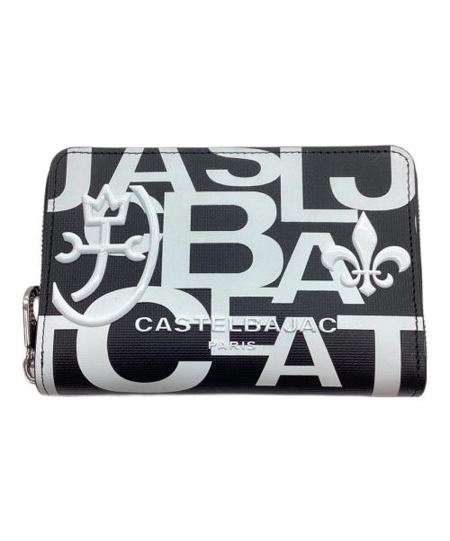 CASTELBAJAC（カステルバジャック）CASTELBAJAC (カステルバジャック) 長財布 ブラック×ホワイトの古着・服飾アイテム
