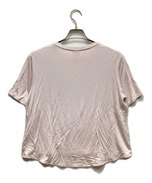 gelato pique（ジェラートピケ）gelato pique (ジェラートピケ) ルージュチェリーレーヨンロゴTシャツ ピンク サイズ:FREEの古着・服飾アイテム