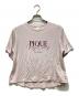 gelato pique（ジェラートピケ）の古着「ルージュチェリーレーヨンロゴTシャツ」｜ピンク