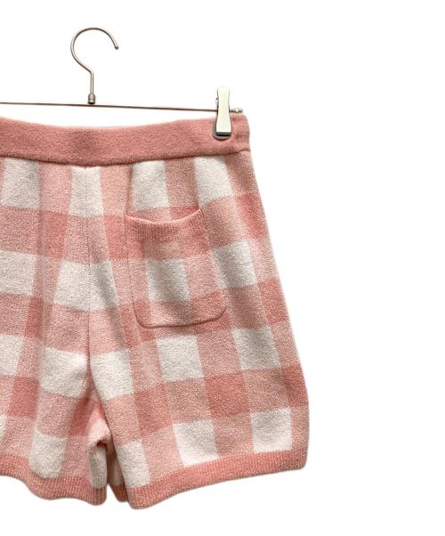 gelato pique（ジェラートピケ）gelato pique (ジェラートピケ) エアリーモコギンガムチェック柄ショートパンツ ピンク サイズ:FREEの古着・服飾アイテム