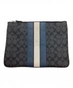 COACHコーチ）の古着「クラッチバッグ」｜グレー