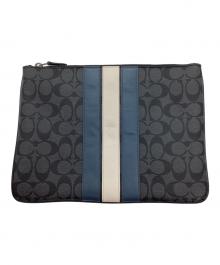 COACH（コーチ）の古着「クラッチバッグ」｜グレー