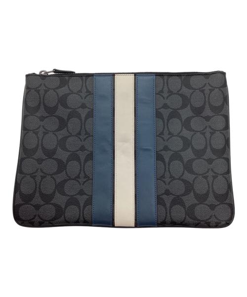 COACH（コーチ）COACH (コーチ) クラッチバッグ グレーの古着・服飾アイテム