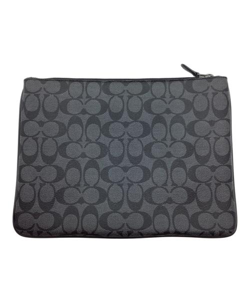 COACH（コーチ）COACH (コーチ) クラッチバッグ グレーの古着・服飾アイテム