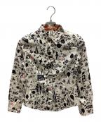 PAUL SMITHポールスミス）の古着「長袖シャツ」｜ベージュ×ブラック