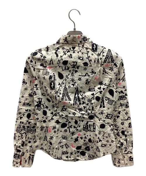 PAUL SMITH（ポールスミス）PAUL SMITH (ポールスミス) 長袖シャツ ベージュ×ブラック サイズ:40の古着・服飾アイテム