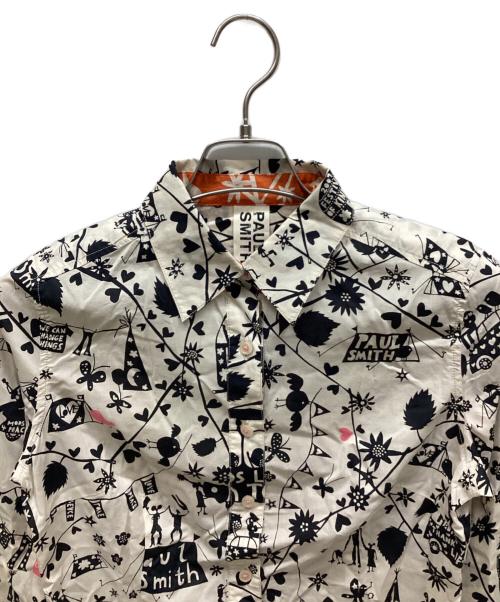 PAUL SMITH（ポールスミス）PAUL SMITH (ポールスミス) 長袖シャツ ベージュ×ブラック サイズ:40の古着・服飾アイテム