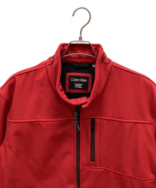 Calvin Klein（カルバンクライン）Calvin Klein (カルバンクライン) ジップアップジャケット レッド サイズ:XXLの古着・服飾アイテム