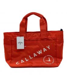 Callaway（キャロウェイ）の古着「ラウンドトートバッグ」｜オレンジ