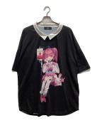 イルイルイルイルイルイル）の古着「半袖カットソー」｜ブラック