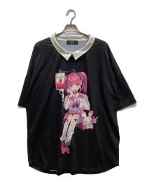 イルイルイル（イルイルイル）の古着「半袖カットソー」｜ブラック
