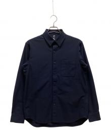 adidas（アディダス）の古着「長袖シャツ」｜ネイビー