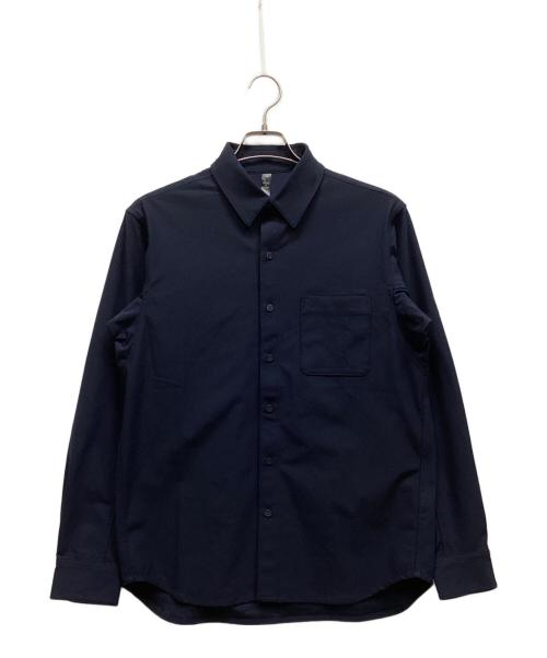 adidas（アディダス）adidas (アディダス) 長袖シャツ ネイビー サイズ:L 未使用品の古着・服飾アイテム