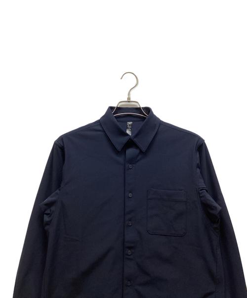 adidas（アディダス）adidas (アディダス) 長袖シャツ ネイビー サイズ:L 未使用品の古着・服飾アイテム