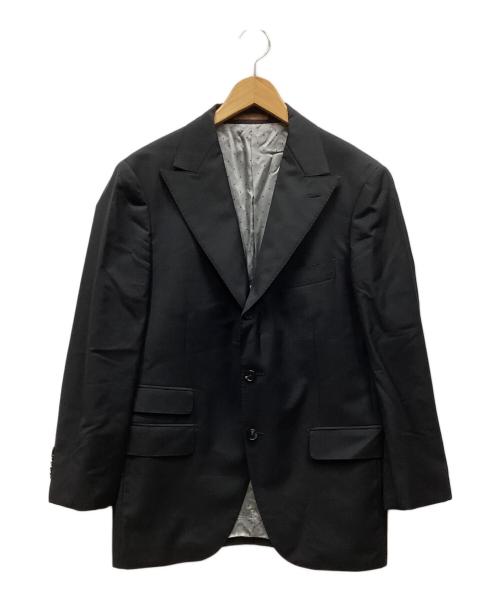UNIVERSAL LANGUAGE（ユニバーサルランゲージ）UNIVERSAL LANGUAGE (ユニバーサルランゲージ) 2Bスーツ ブラック サイズ:46-20の古着・服飾アイテム