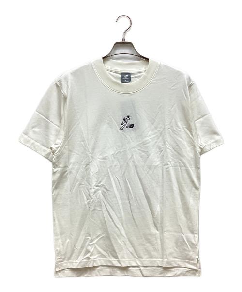 NEW BALANCE（ニューバランス）NEW BALANCE (ニューバランス) 半袖Tシャツ ホワイト サイズ:M 未使用品の古着・服飾アイテム