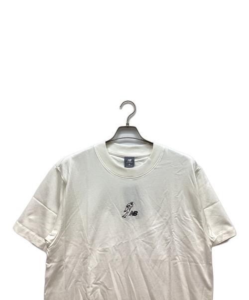 NEW BALANCE（ニューバランス）NEW BALANCE (ニューバランス) 半袖Tシャツ ホワイト サイズ:M 未使用品の古着・服飾アイテム