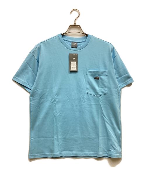 NEW BALANCE（ニューバランス）NEW BALANCE (ニューバランス) 半袖Tシャツ ブルー サイズ:L 未使用品の古着・服飾アイテム