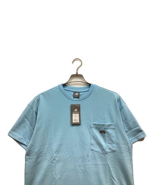 NEW BALANCE（ニューバランス）NEW BALANCE (ニューバランス) 半袖Tシャツ ブルー サイズ:L 未使用品の古着・服飾アイテム