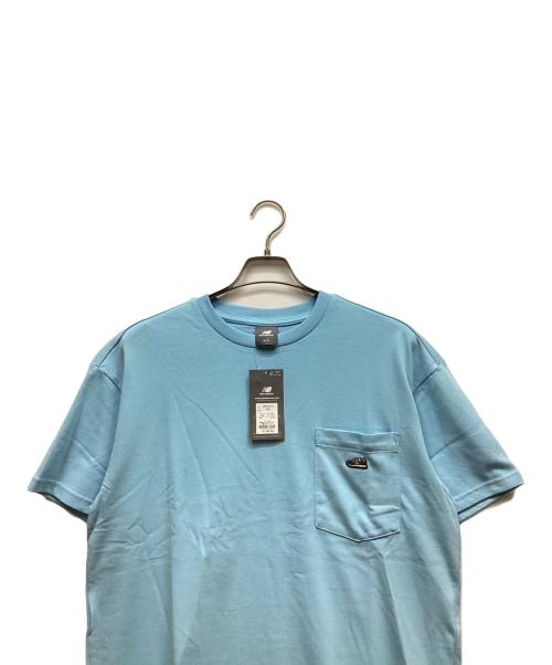 NEW BALANCE（ニューバランス）NEW BALANCE (ニューバランス) 半袖Tシャツ ブルー サイズ:L 未使用品の古着・服飾アイテム