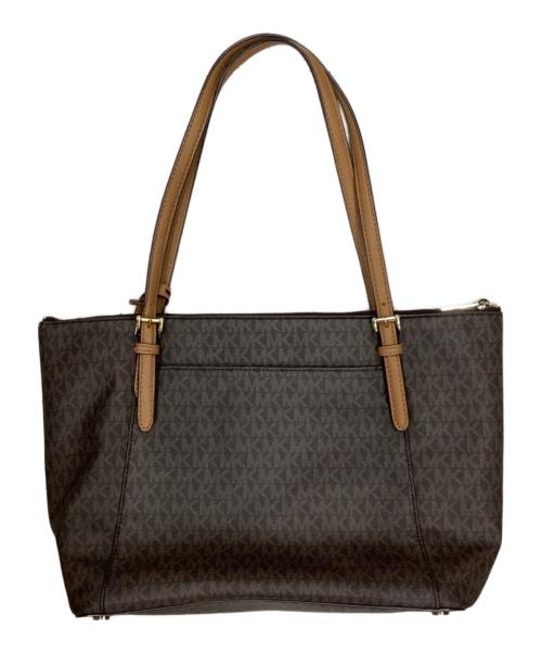 MICHAEL KORS（マイケルコース）MICHAEL KORS (マイケルコース) トートバッグ ブラウンの古着・服飾アイテム
