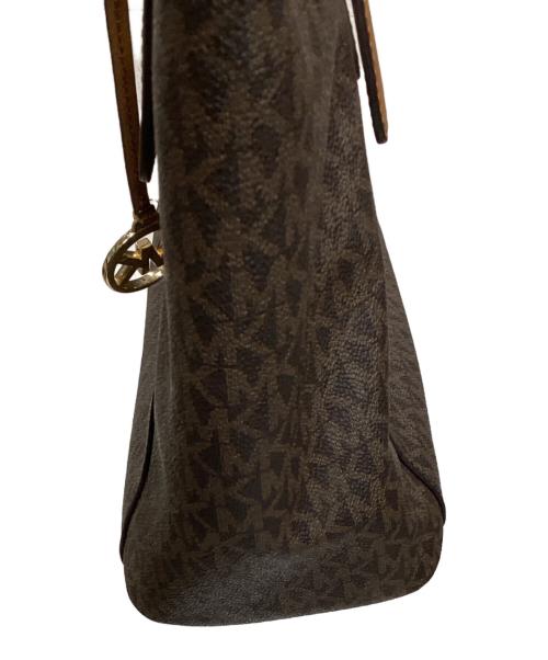 MICHAEL KORS（マイケルコース）MICHAEL KORS (マイケルコース) トートバッグ ブラウンの古着・服飾アイテム