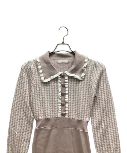 Pium（ピウム）Pium (ピウム) 長袖ワンピース ピンク サイズ:Fの古着・服飾アイテム
