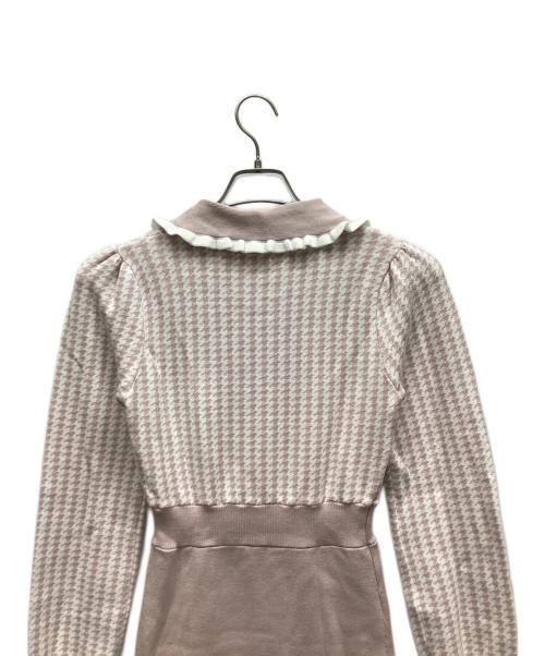 Pium（ピウム）Pium (ピウム) 長袖ワンピース ピンク サイズ:Fの古着・服飾アイテム