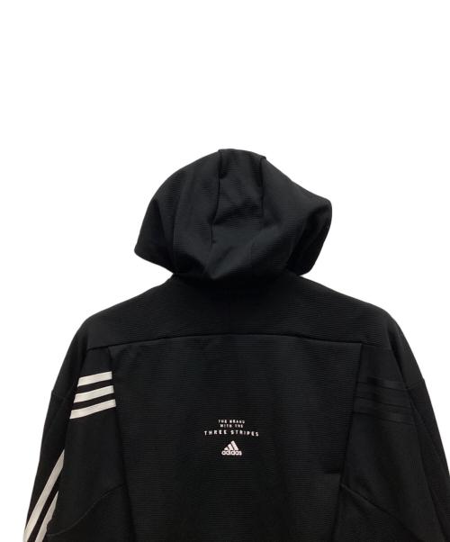 adidas（アディダス）adidas (アディダス) ジップパーカー ブラック サイズ:Mの古着・服飾アイテム