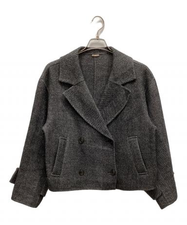 中古・古着通販】Snidel (スナイデル) ウールリバーPコート グレー