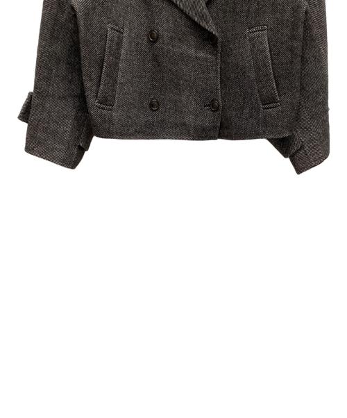 Snidel（スナイデル）Snidel (スナイデル) ウールリバーPコート グレー サイズ:ONESIZEの古着・服飾アイテム