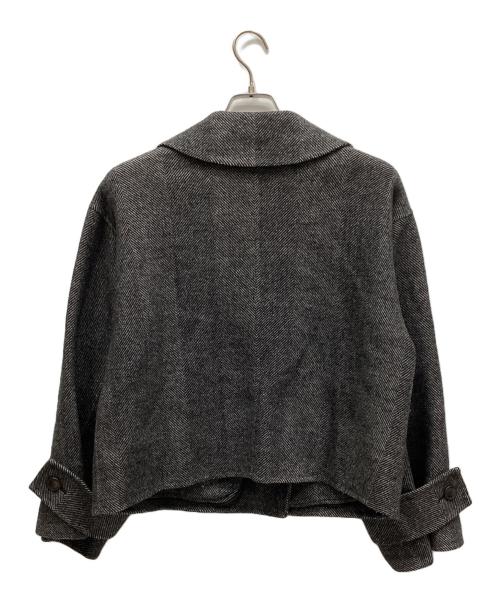 Snidel（スナイデル）Snidel (スナイデル) ウールリバーPコート グレー サイズ:ONESIZEの古着・服飾アイテム