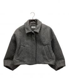Snidel（スナイデル）の古着「コクーンミドルジャケット」｜グレー