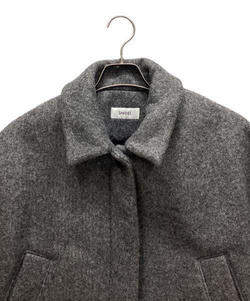 Snidel（スナイデル）Snidel (スナイデル) コクーンミドルジャケット グレー サイズ:ONEの古着・服飾アイテム