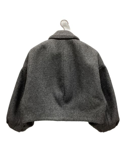 Snidel（スナイデル）Snidel (スナイデル) コクーンミドルジャケット グレー サイズ:ONEの古着・服飾アイテム
