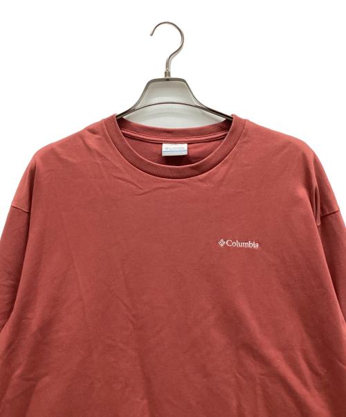 Columbia（コロンビア）Columbia (コロンビア) カットソー レッド サイズ:Mの古着・服飾アイテム